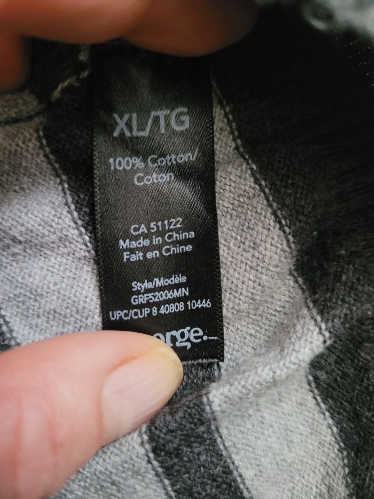 George XL sweter bluza pasy męski