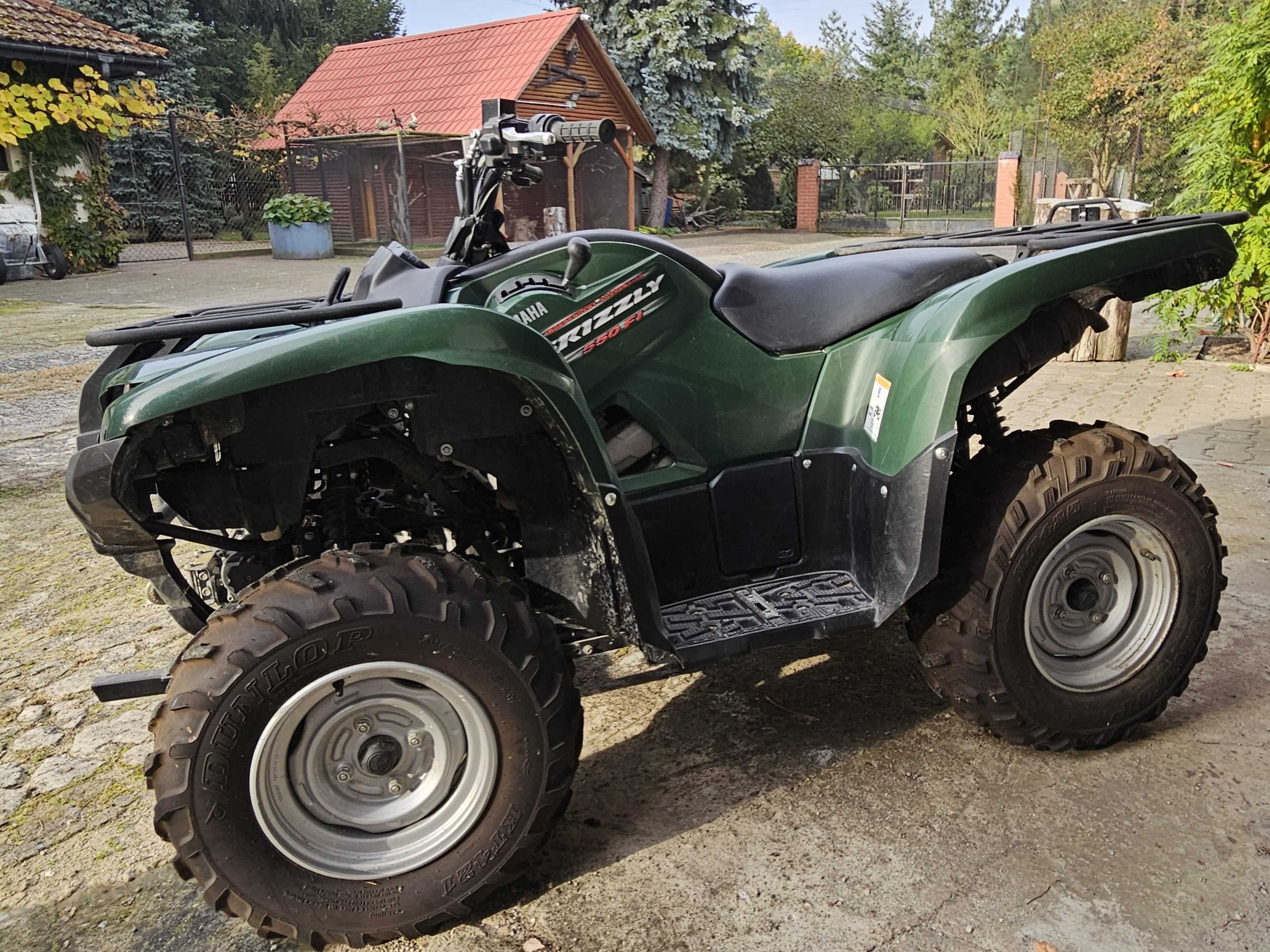 Yamaha Grizzly 2011 w wyciągarką