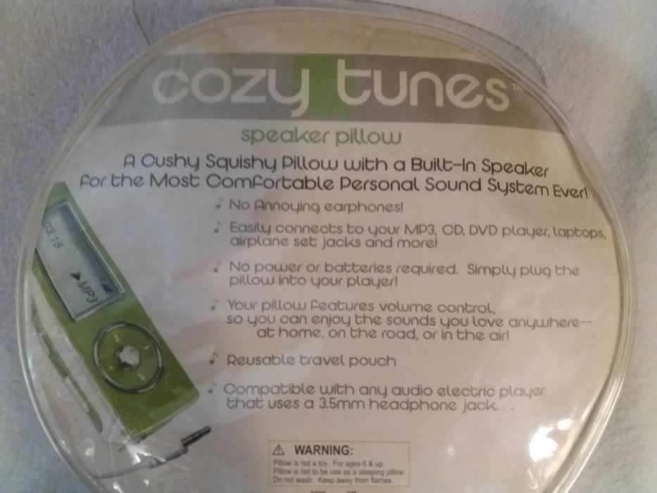 Подушка-динамик Cozy Tunes