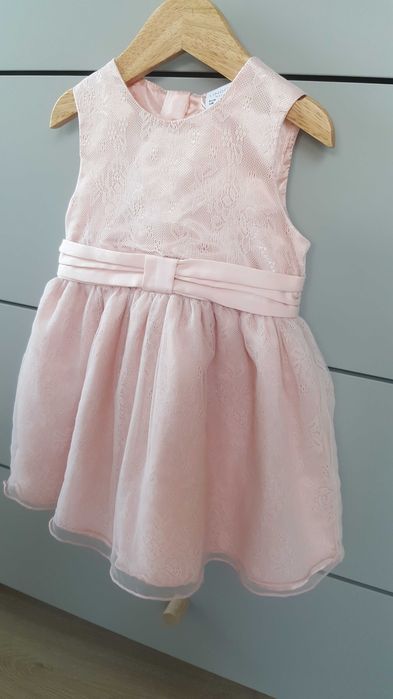 sukienka pudrowy ròż Lindex 74