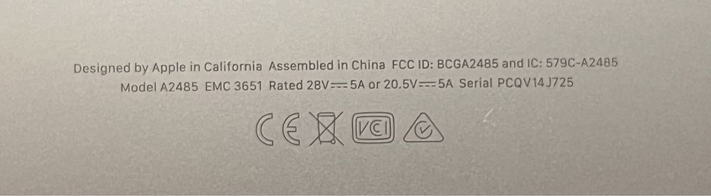 Apple macbook 16.2,14.2,13.6, A2485, А2442, А2779, А2780, А2681, А2941