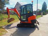 Minikoparka Kubota KX027-4, 2020rok