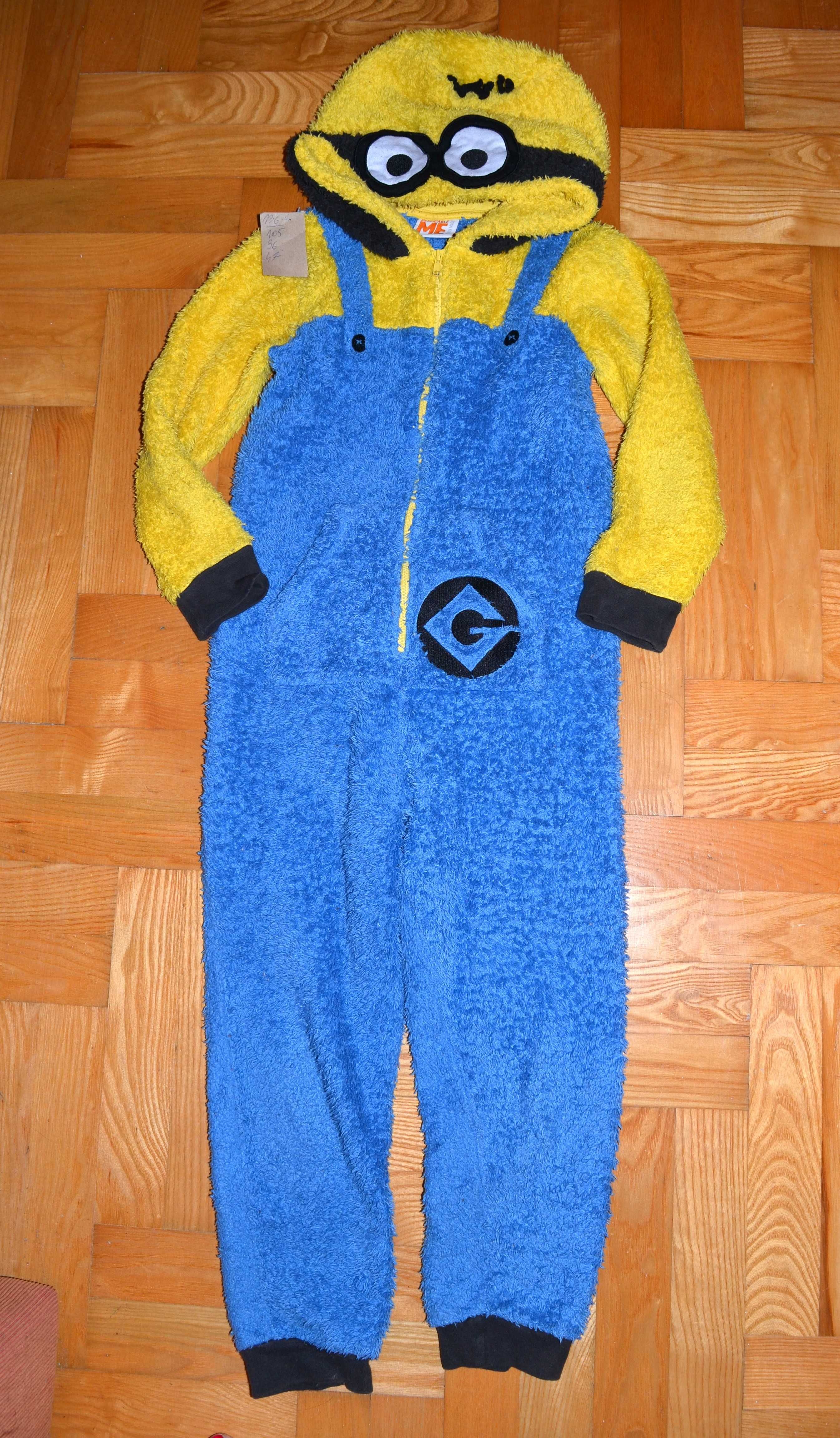 14^ Minionek Minions strój przebranie piżama 7/8 Lat_ 122/128 cm