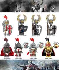 Coleção de bonecos minifiguras Cavaleiros nº19 (compatíveis Lego)