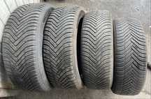 Opony hankook kinergy 4s całoroczne 215/55/18 komplet bardzo ładne 6mm