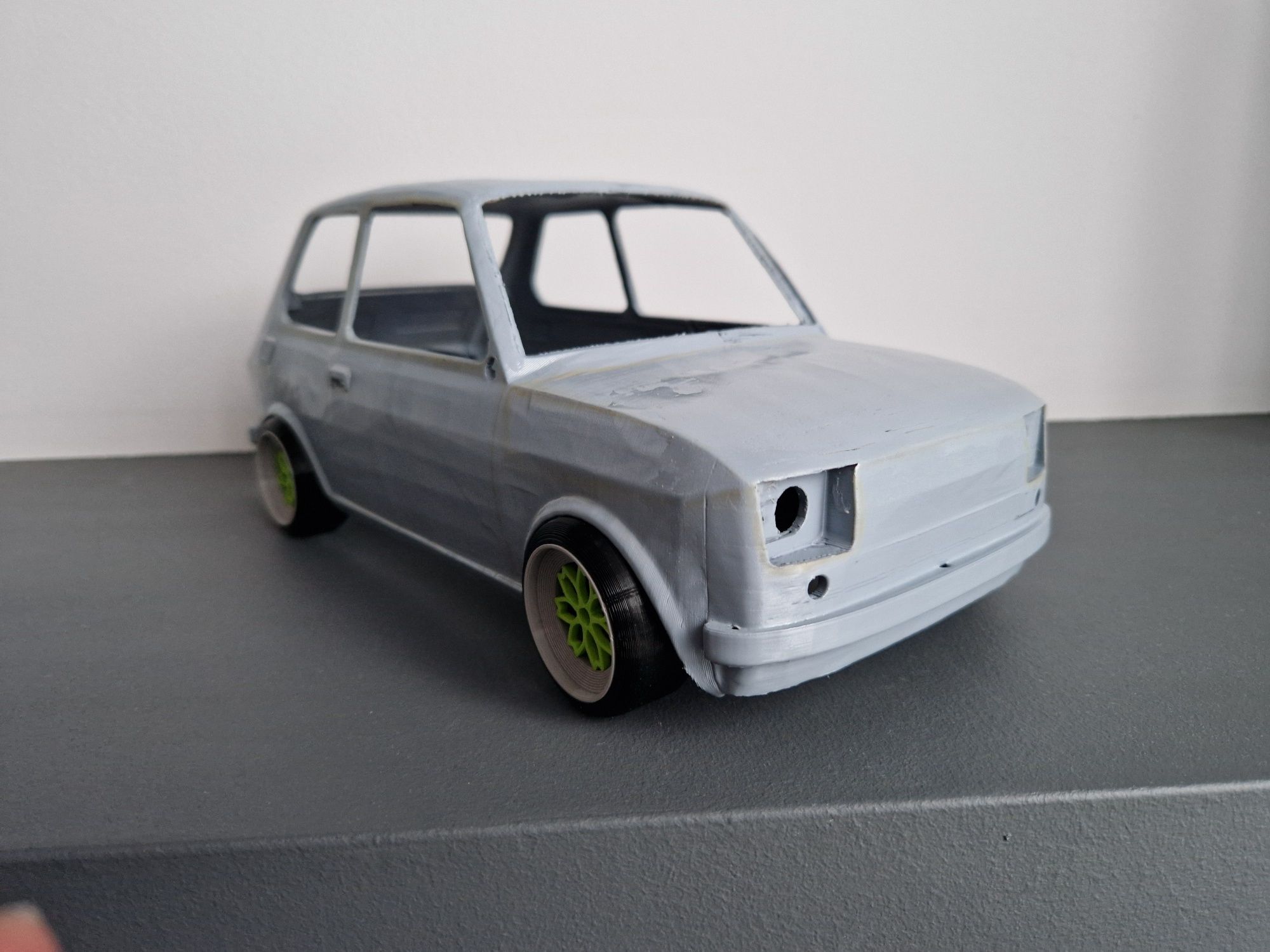 WPL D12, sakura, body kit, rc drift, 3d, 1:10, Fiat