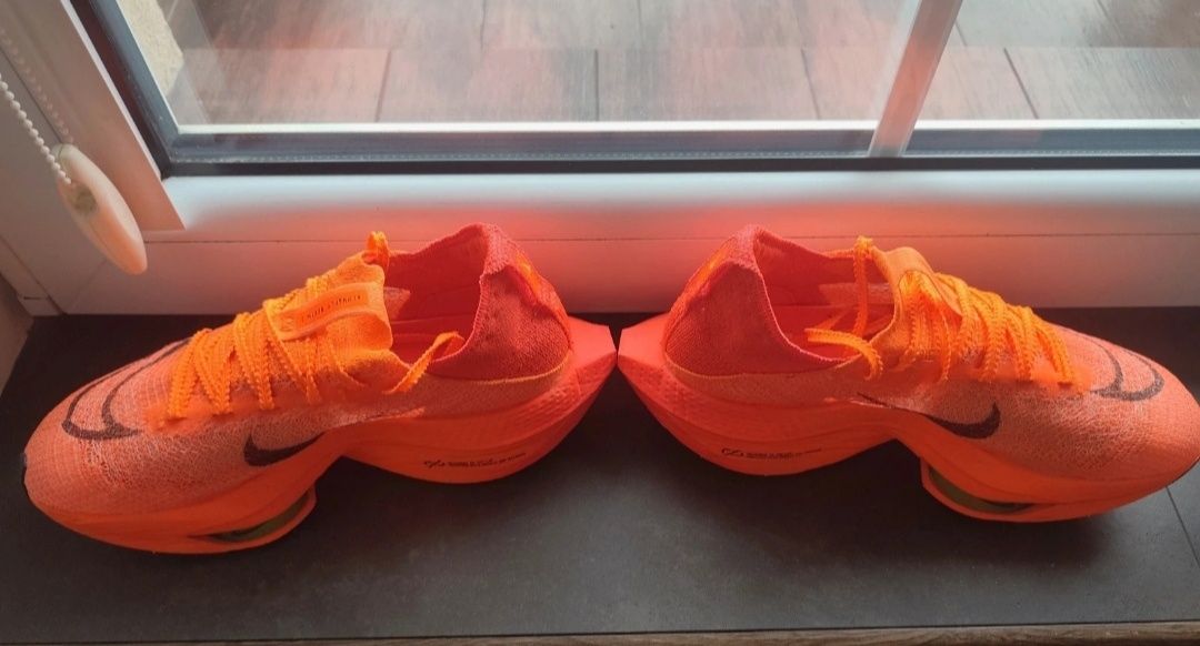 Pomarańczowe neonowe Nike Alphafly 2 damskie 38 nowe