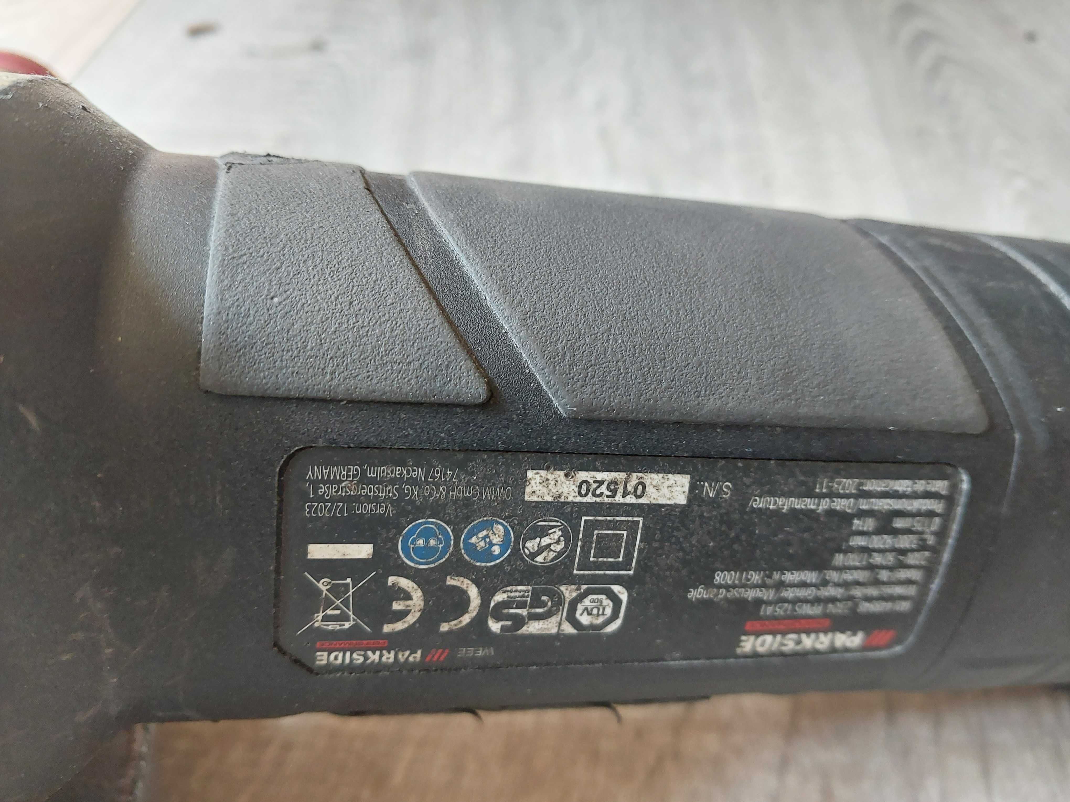 PARKSIDE PERFORMANCE® Szlifierka kątowa PPWS 125 A1, 1700 W