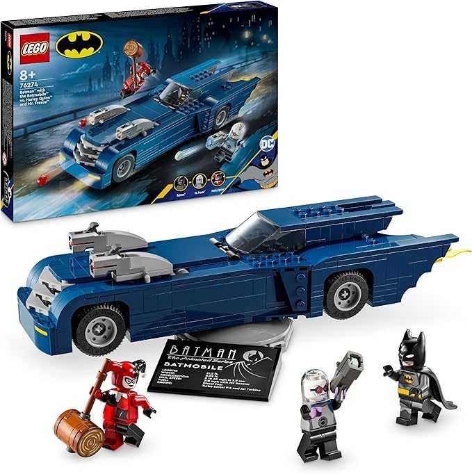 LEGO 76274 DC Batman com Batmóvel vs. Harley Quinn e Mr. Freeze