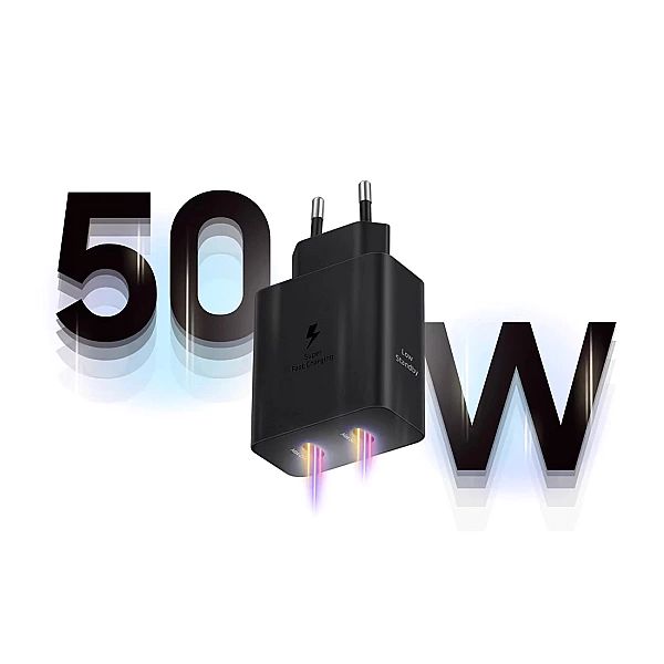 Ładowarka Samsung Power Adapter Duo EP-T5020XBEGEU sieciowa 2x USB-C 5