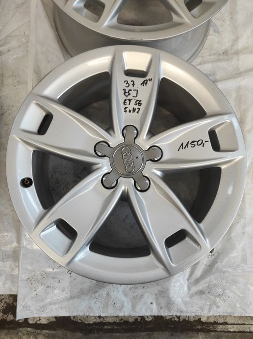 37 Felgi aluminiowe ORYGINAŁ AUDI R 17 5x112 Bardzo Ładne