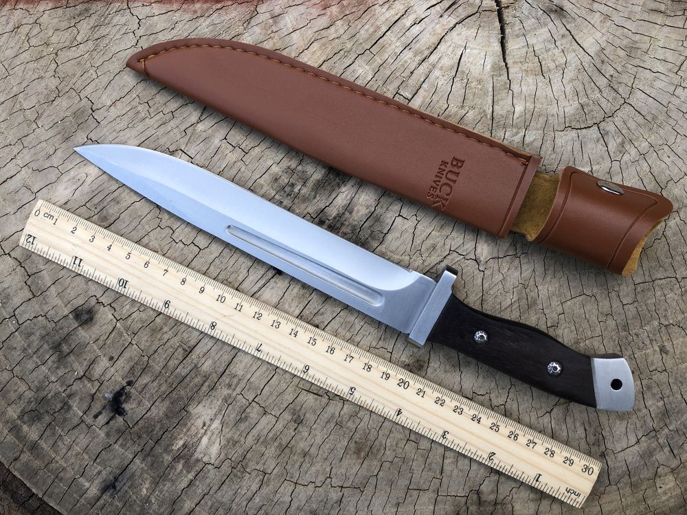 Охотничий нож Buck 30 см Штык нож BUCK USA Design 2008 Танто арт 19