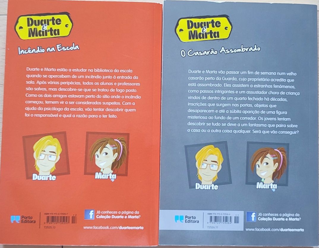 2 Livros "Duarte e Marta" - N.os 5 e 6