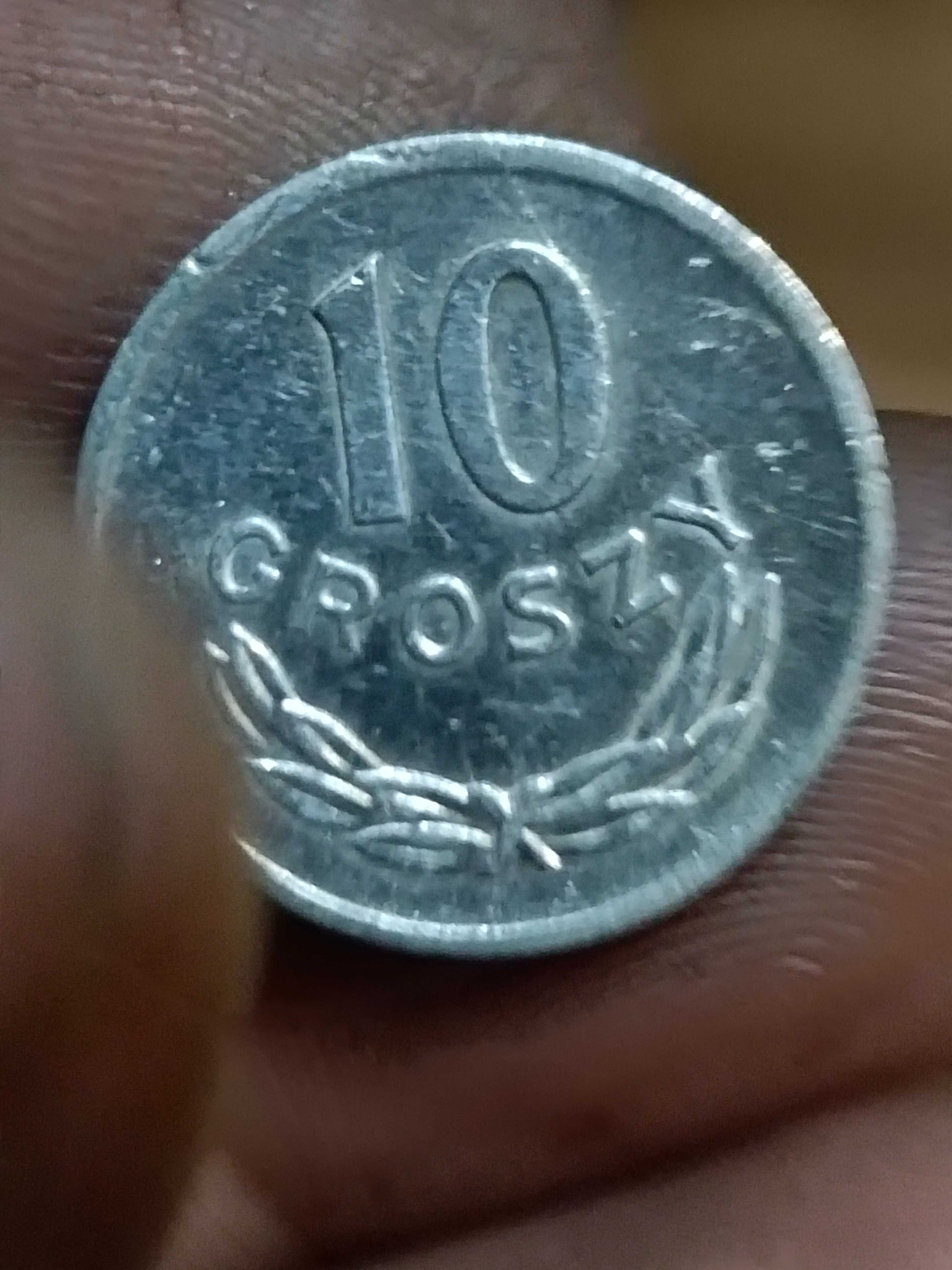 Sprzedam monete 10 groszy 1974 bez znaku mennicy