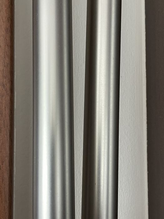 KARNISZE aluminiowe rurki zestaw na firanki i zasłony, uchwyty!