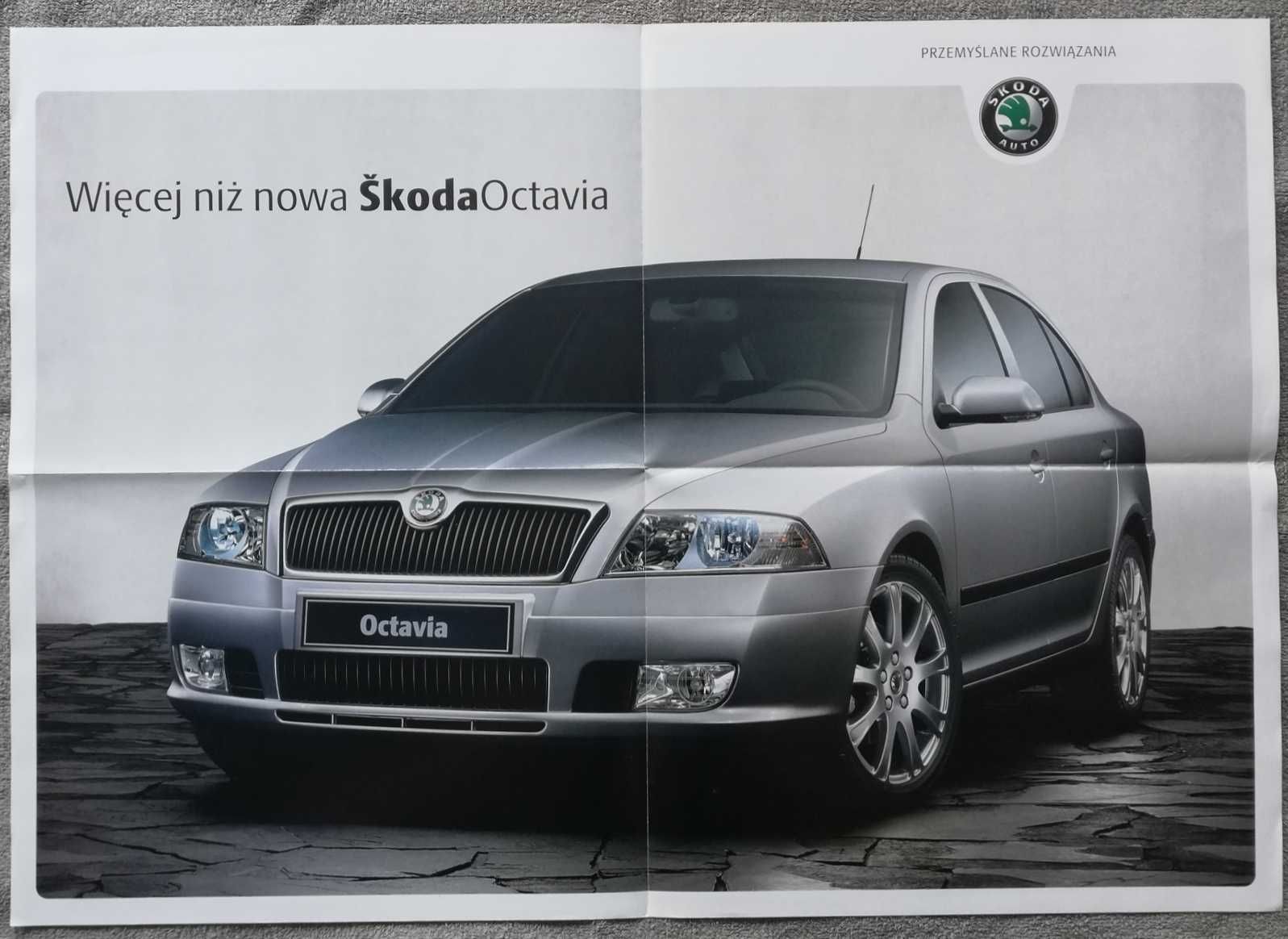 Prospekt plakat Skoda Octavia II