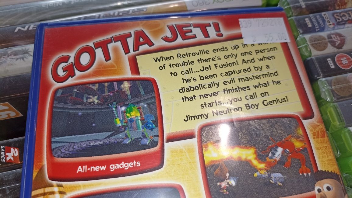 The Adventures Of Jimmy Neutron Boy Genius Jet Fusion PS2