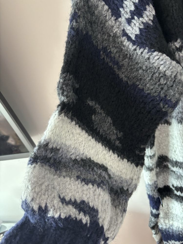 Minouu sweter kardigan long alpaka one size new %%%