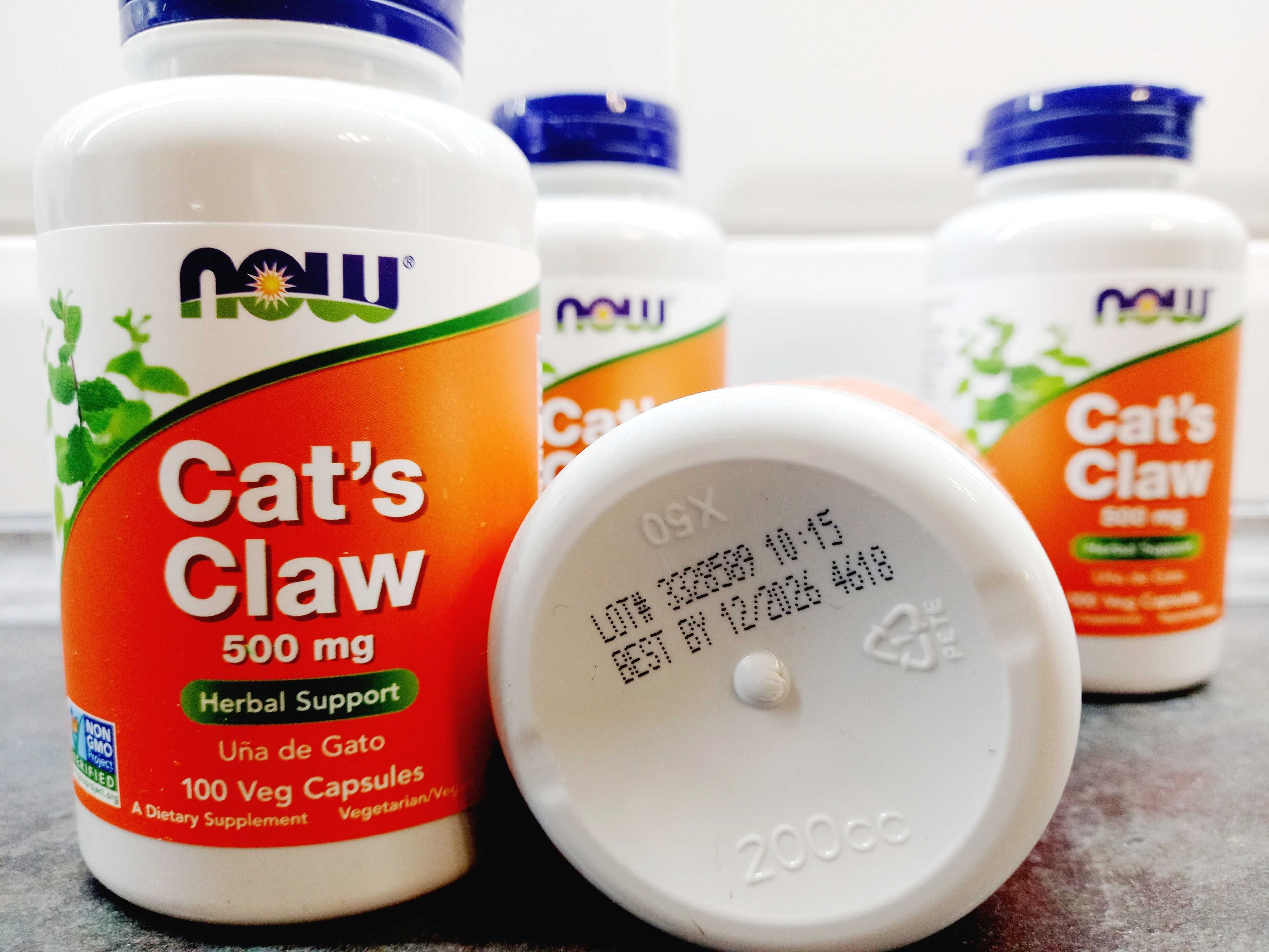 Now Foods, Cats Claw (100 капс.), кошачий коготь
