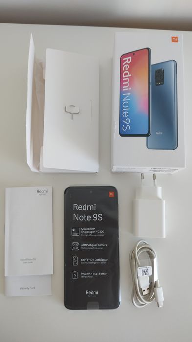 Xiaomi Redmi Note 9S - Branco - 64GB/4GB - em excelente estado