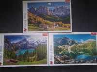 Zestaw puzzli Puzzle Trefl 1500 krajobraz gór