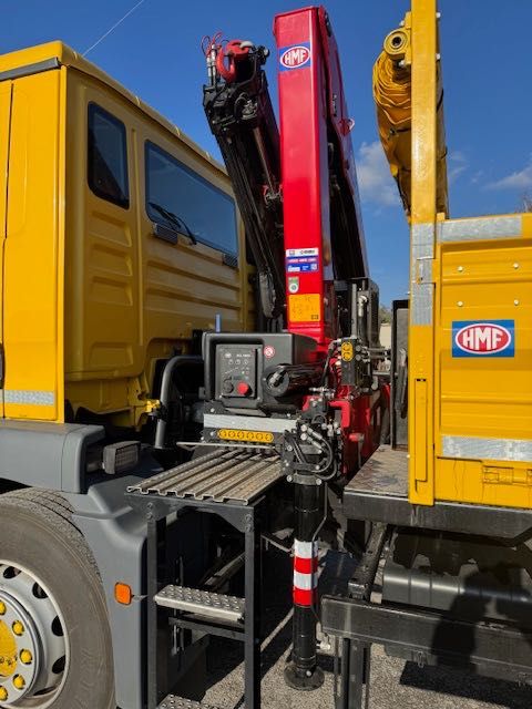 MAN TGM 18.290 4x2 LL – Wywrotka z nowym żurawiem HMF • Cesja leasingu