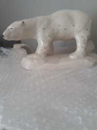 Duża figurka Niedźwiedź polarny ceramika ,Chodzież