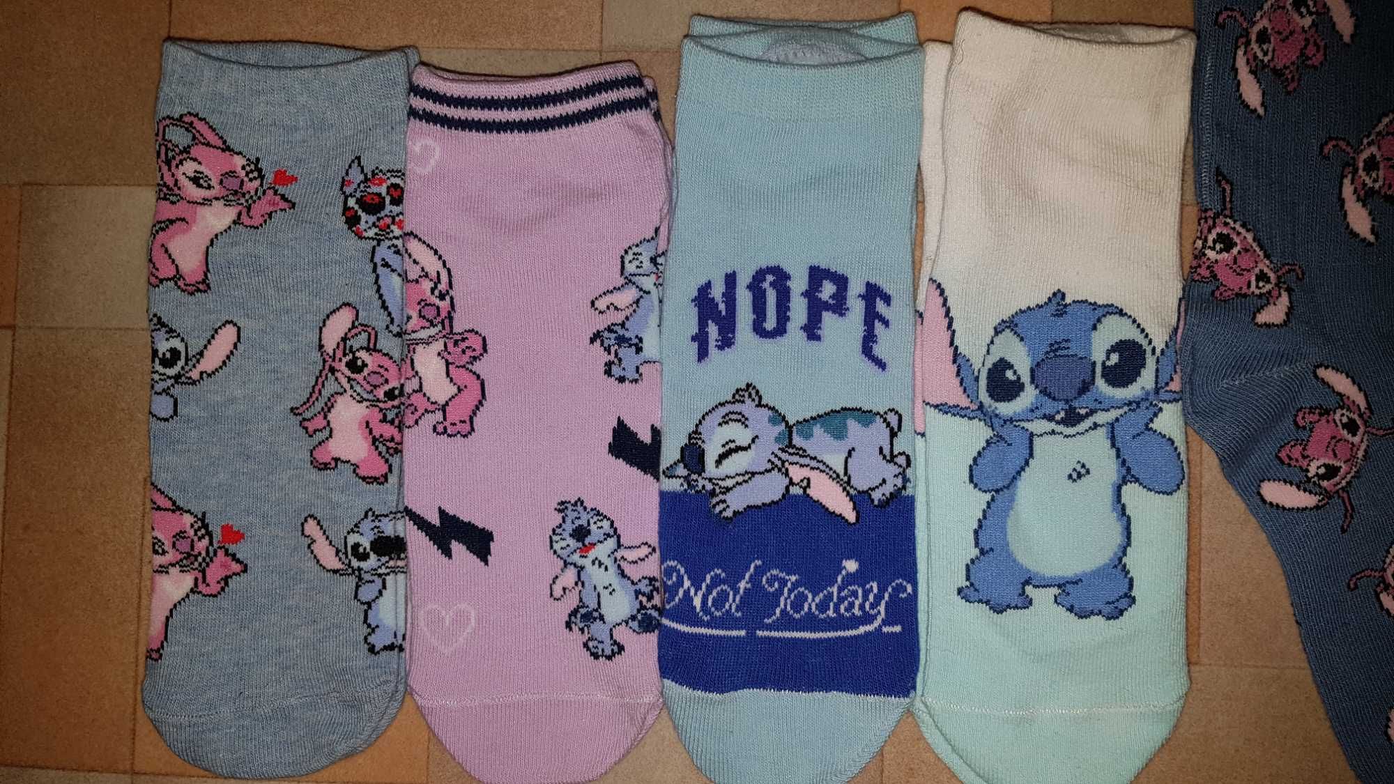 Яркие носки, носочки Стич, Stitch Disney