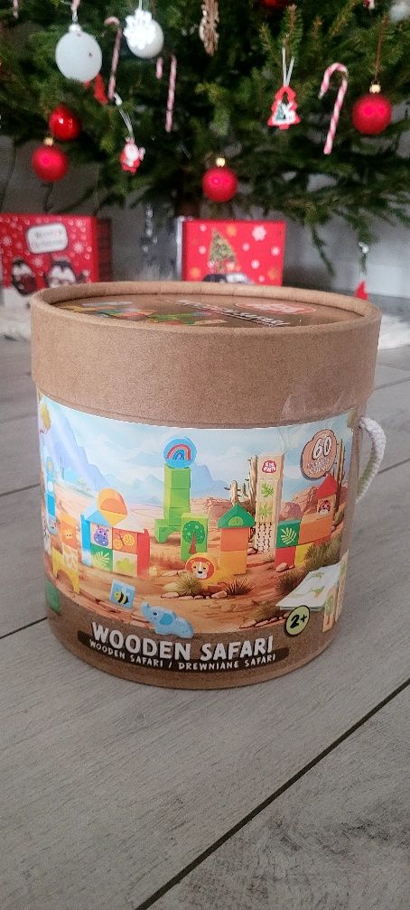 Klocki drewniane safari