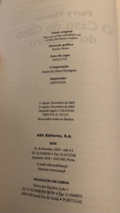 Perry Mason : o caso do gato do caseiro