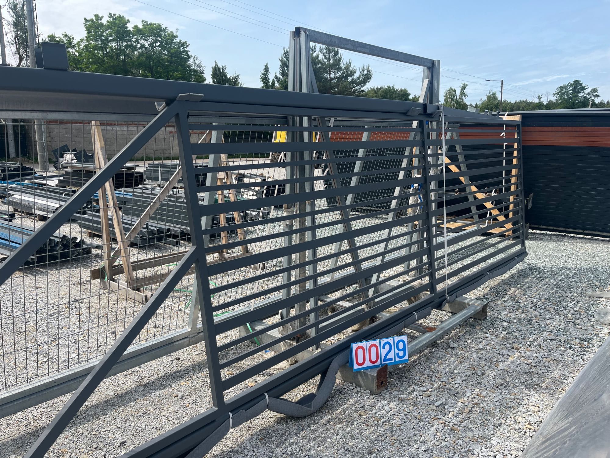 Brama przesuwna 4 x 1,5 m - Palisadowa - numer 29 , TRANSPORT PL