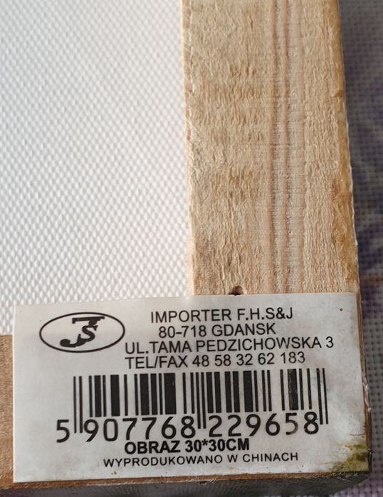 Obrazek na płótnie, trzy gruszki Walerie Sjodin