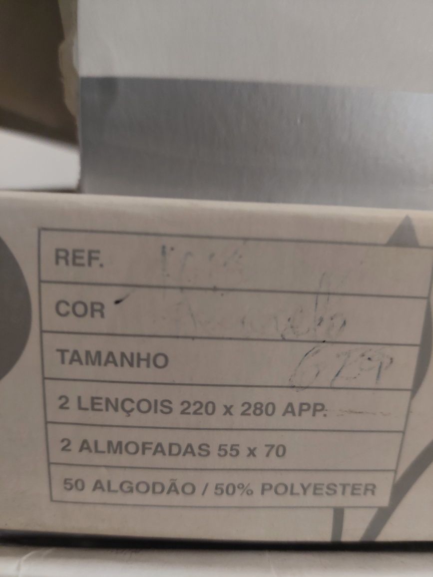 1 jogo de lençóis