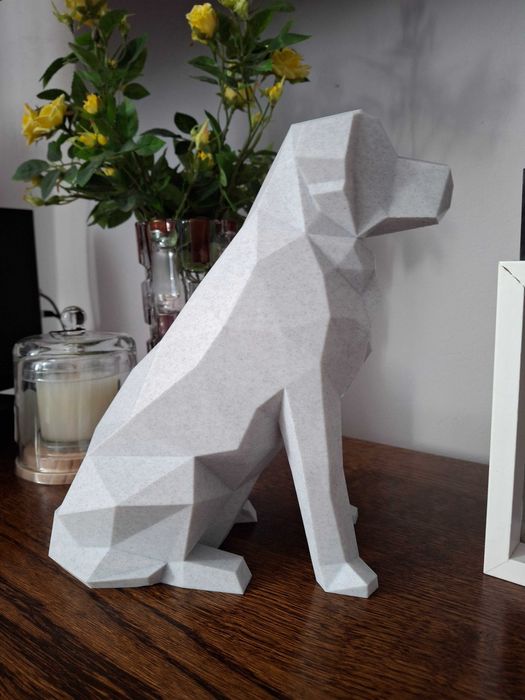 Figurka pies geometryczna druk 3D