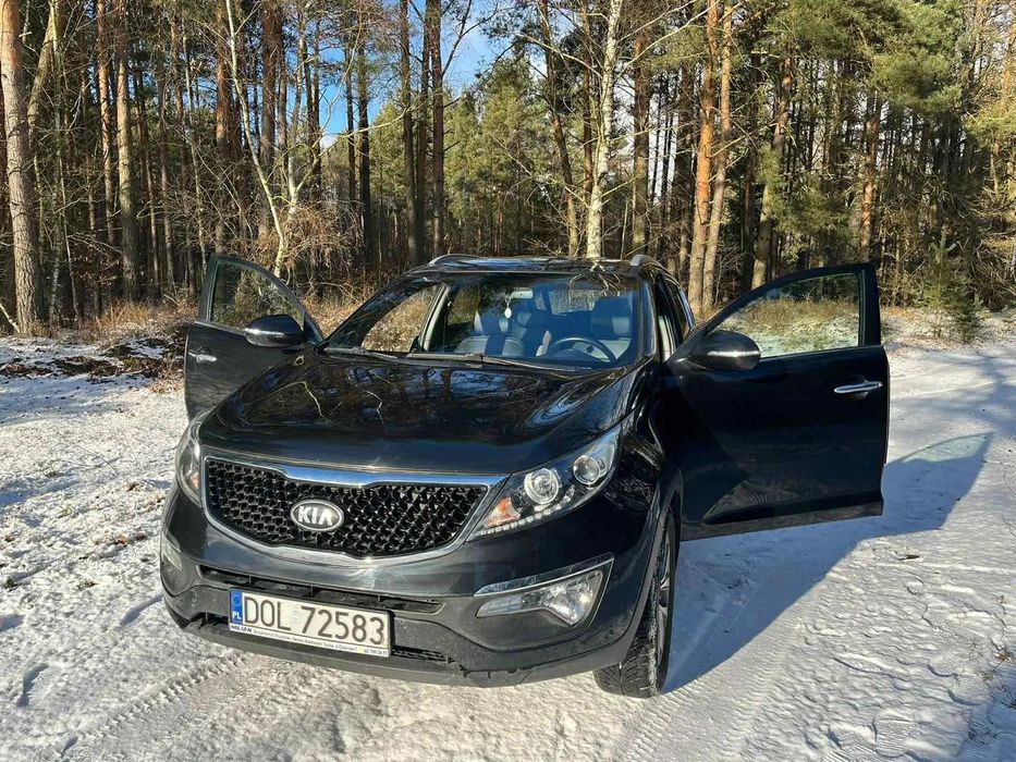 Kia Sportage Kia Sportage 2015, benzyna+lpg, bogata wersja, uszkodzony silnik