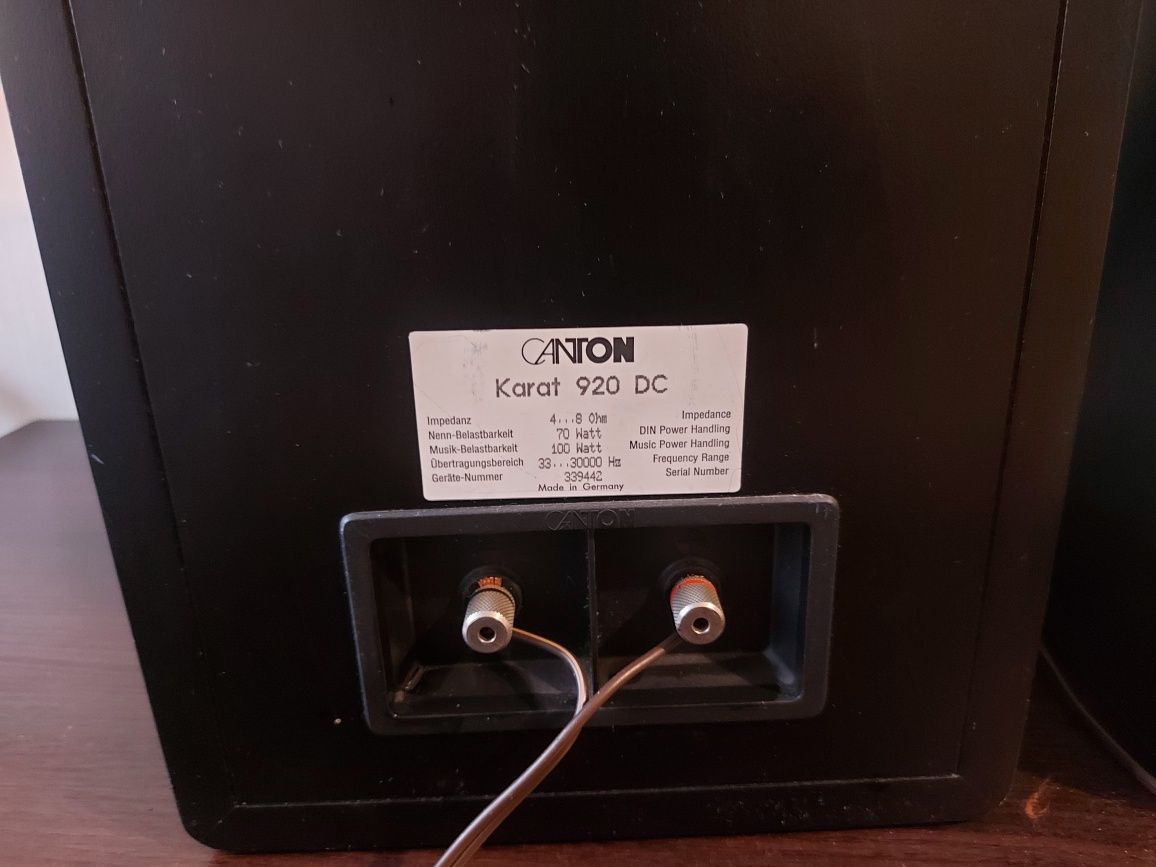 Kolumny Canton Karat 920 DC stan b.dobry