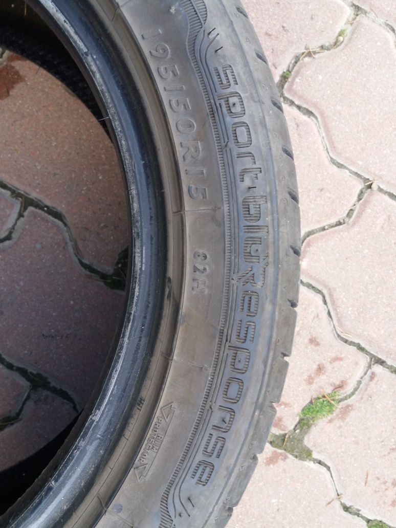 Opona letnia 195/50r15 DUNLOP 6.5mm