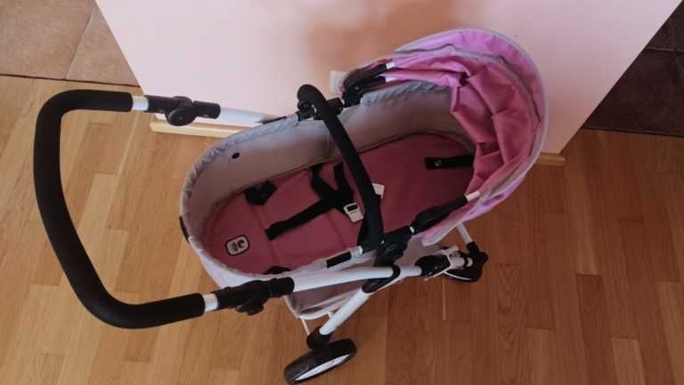 Wózek dla lalki - jak nowy! Gondola i spacerówka w jednym!