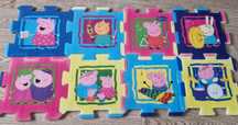 Puzzle piankowe Peppa 8 szt.