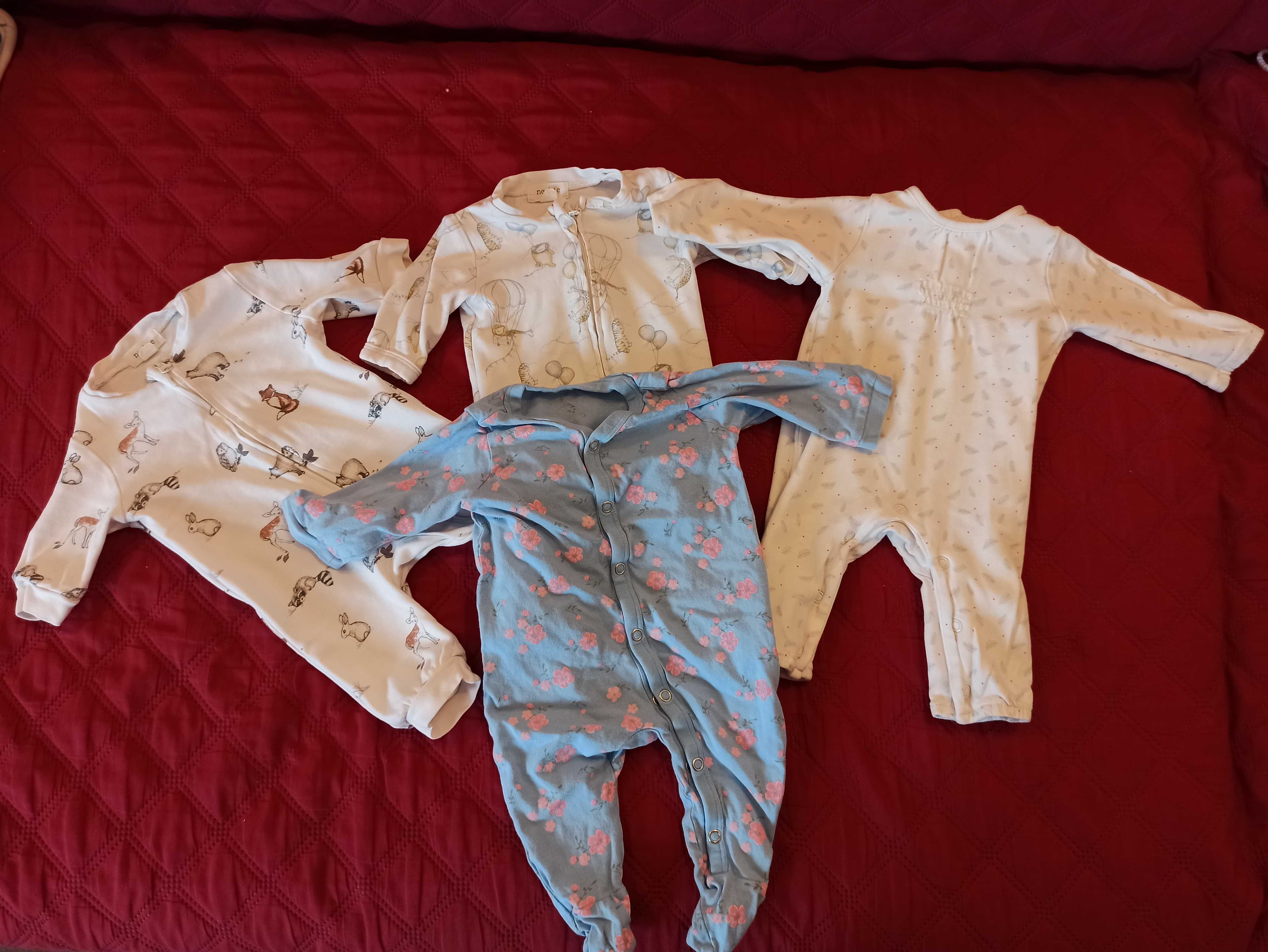 Paka ubrań- wyprawka noworodka 56-62
Marki newbie, h&m, zara+ dodatki