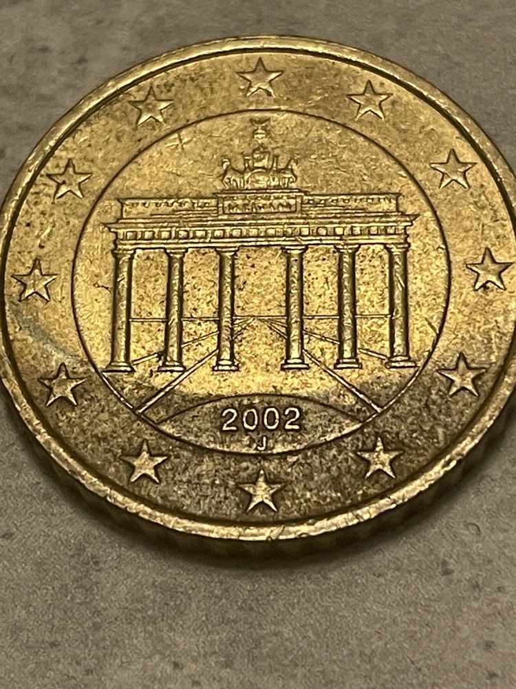 50 euro centów cent 2002 J