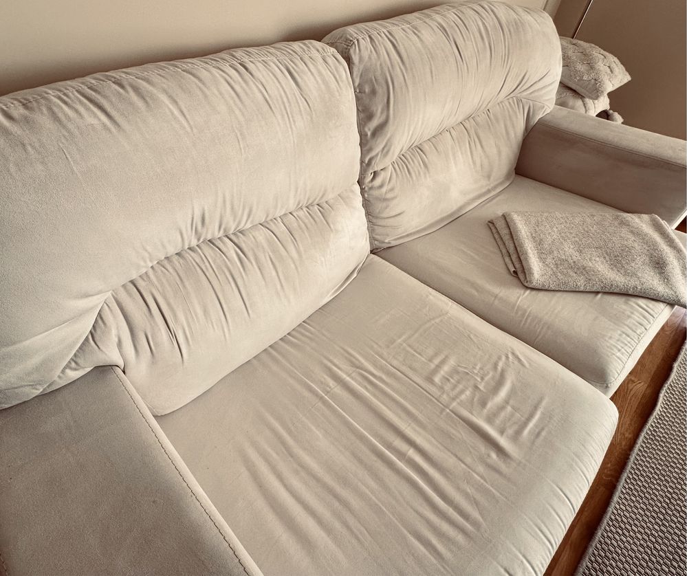Sofá branco | Arte decoração