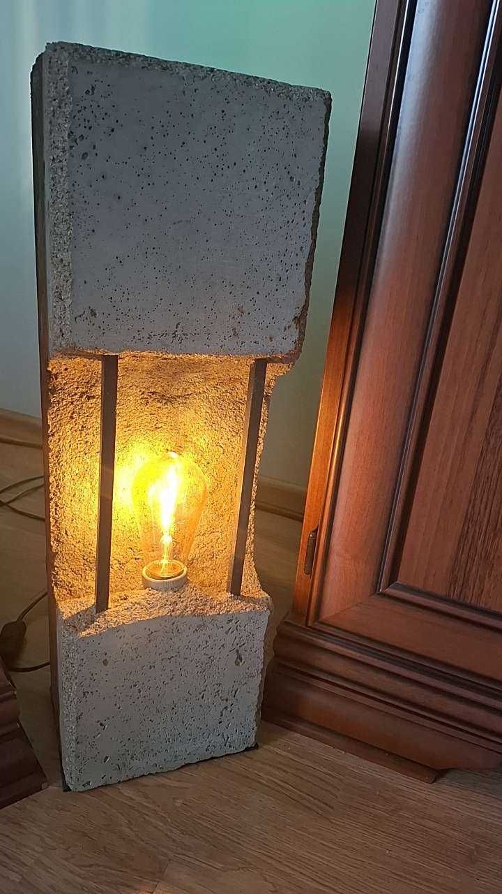 Industrialna Lampa Betonowa