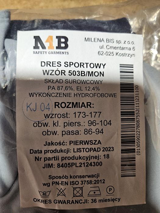 Dres wojskowy długi