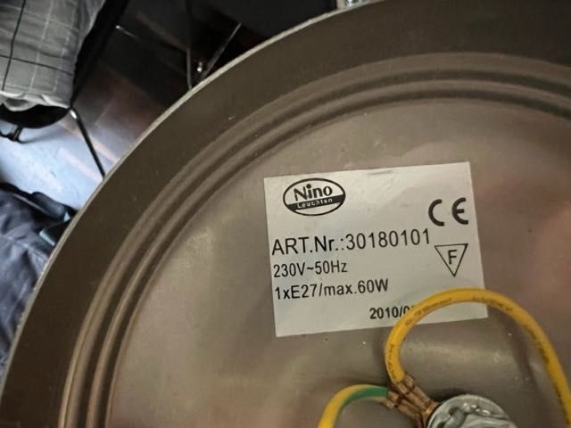 Komplet Lamp Nino Lauchten Wisząca i stojąca