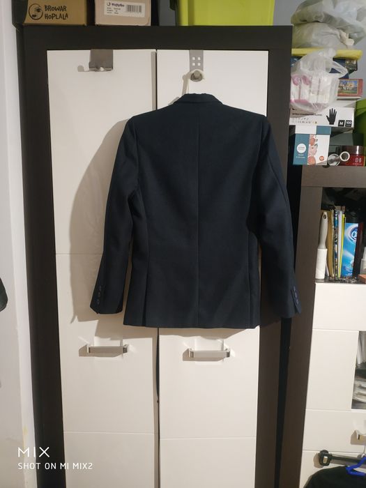 Ciemno granatowa marynarka chłopięca 164.