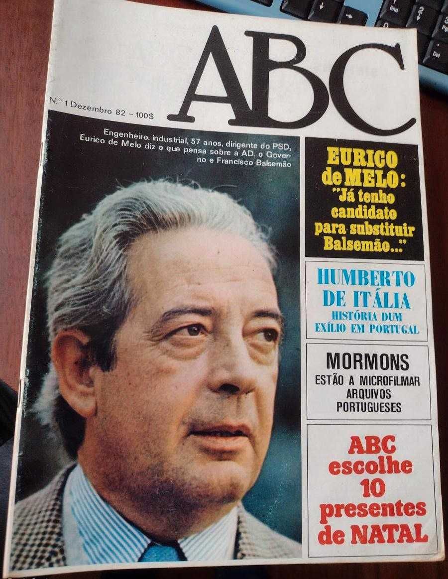 Antigas Revistas ABC 1982 e 84 - 15 unidades