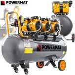 POWERMAT Kompresor Bezolejowy 100l Sprężarka 8 Bar 580l/min 230v 4,1km