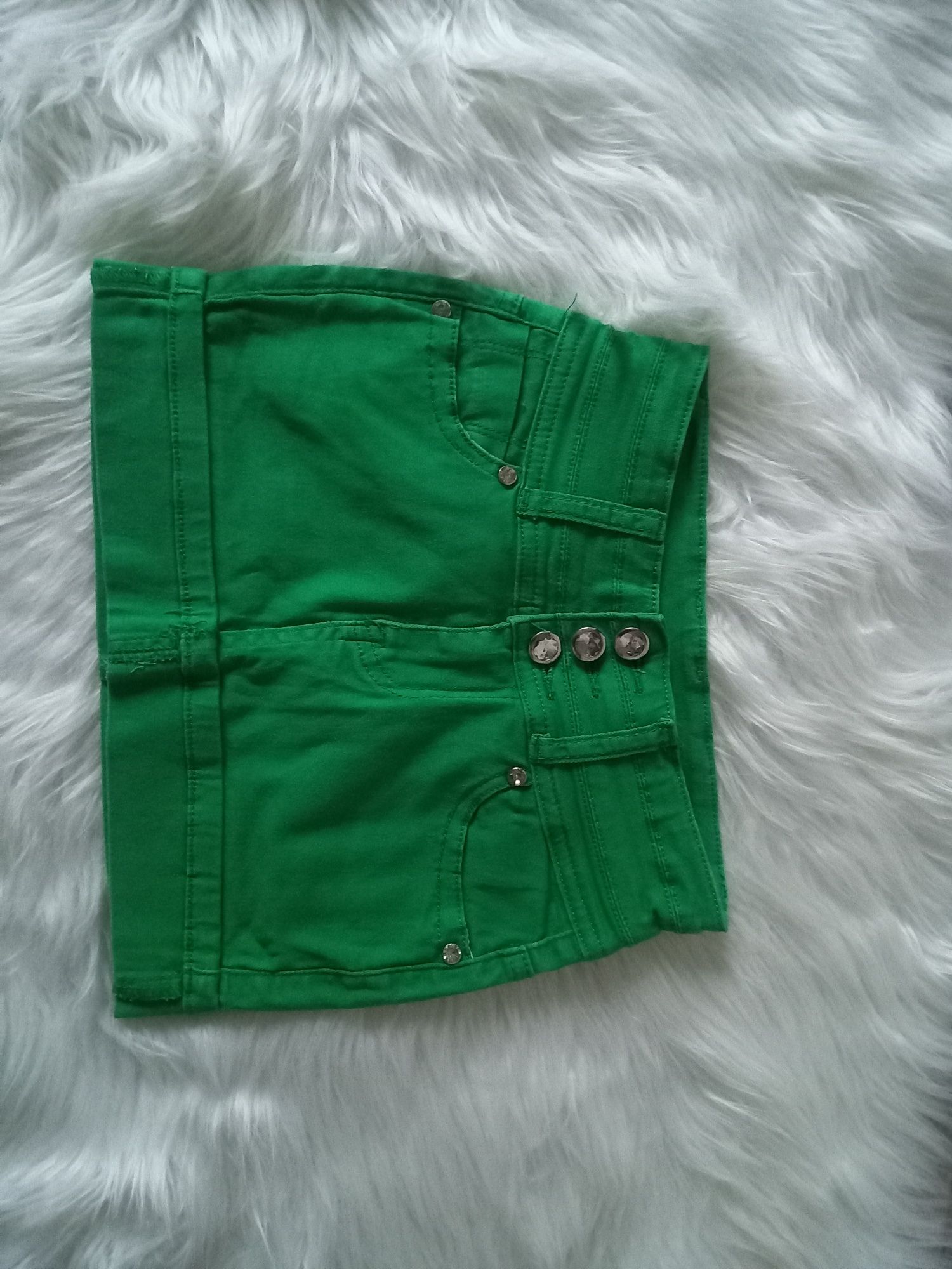 Spódniczka mini zielona 4-5 lat 110 cm Pebo Jeans