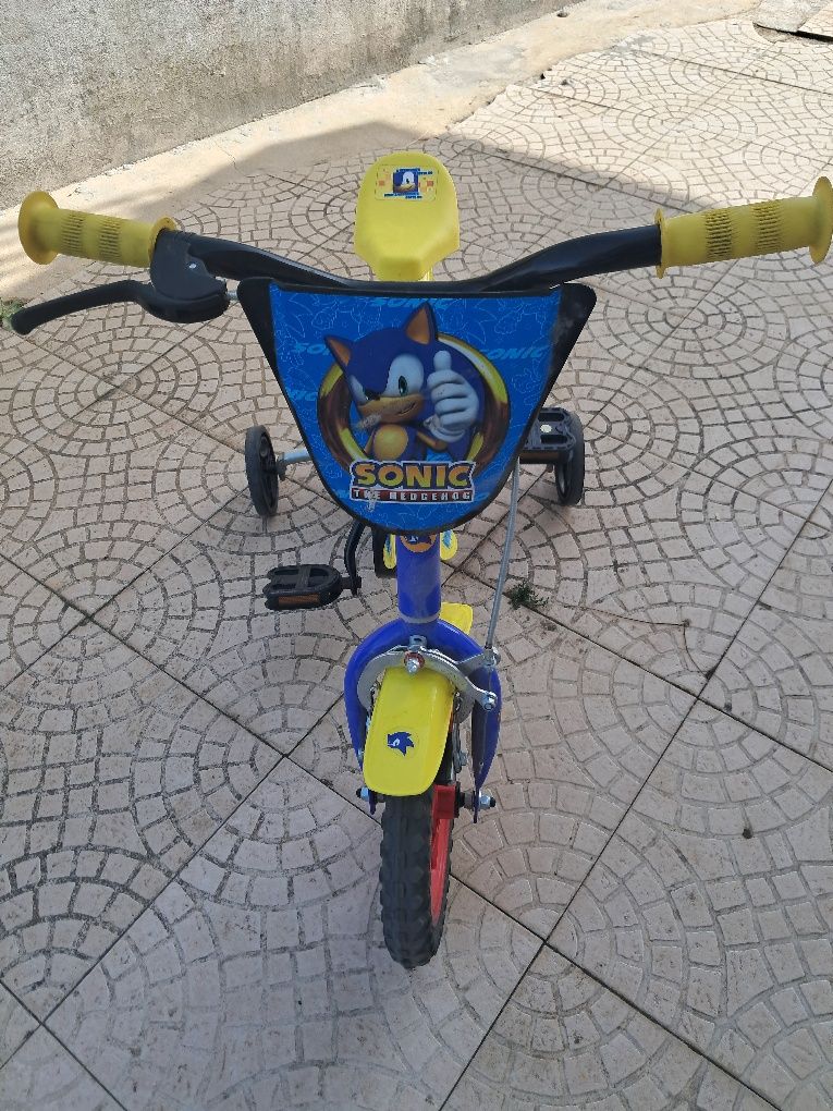 Bicicleta menino Sonic